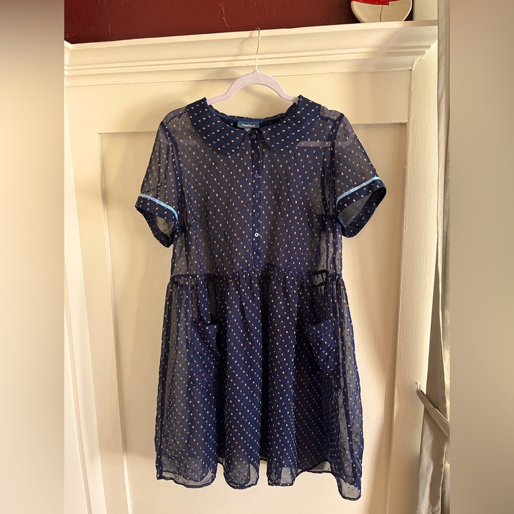 Sheer Modcloth dress with pockets